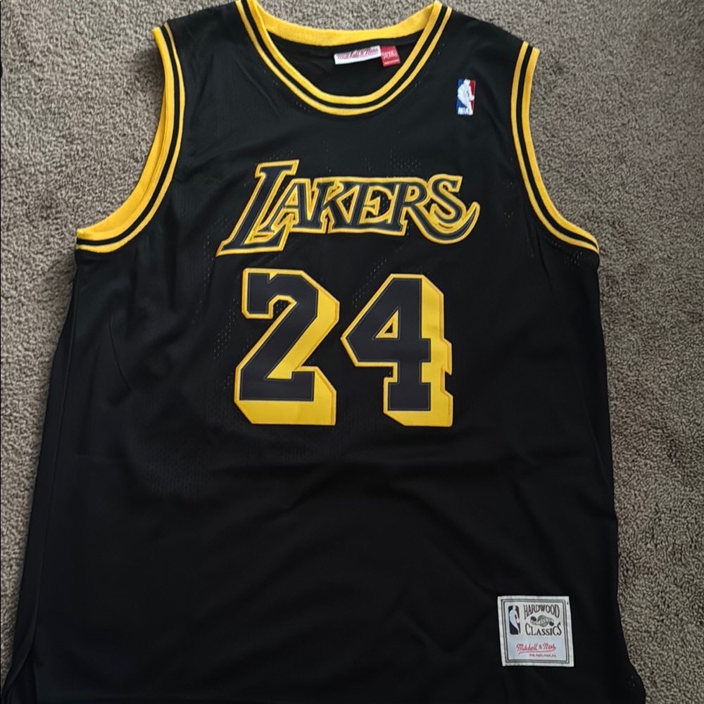 Black and Yellow Kobe jersey